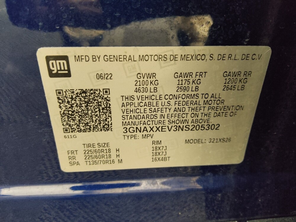 2022 Chevrolet Equinox in Midlothian, IL 60445 - 18133481 33