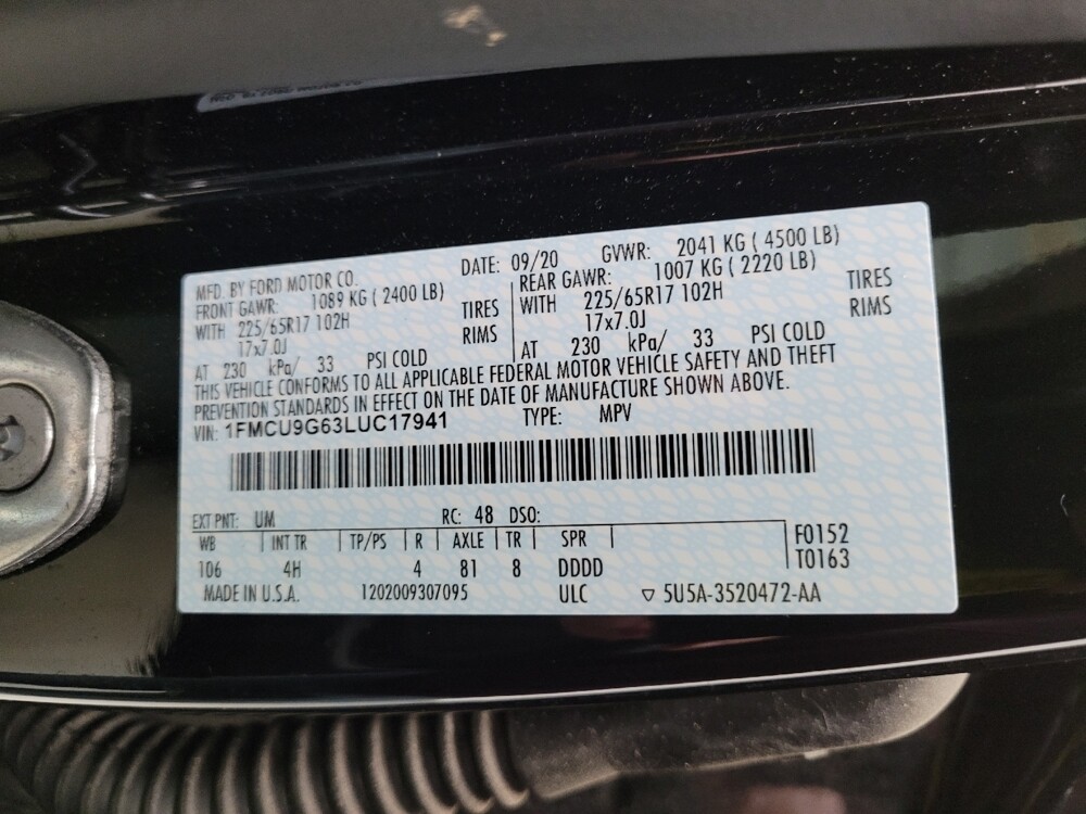 2020 Ford Escape in Taylor, MI 48180 - 18133486 33