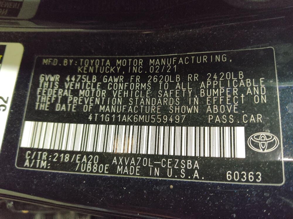 2021 Toyota Camry in Raleigh, NC 27604 - 18133515 33