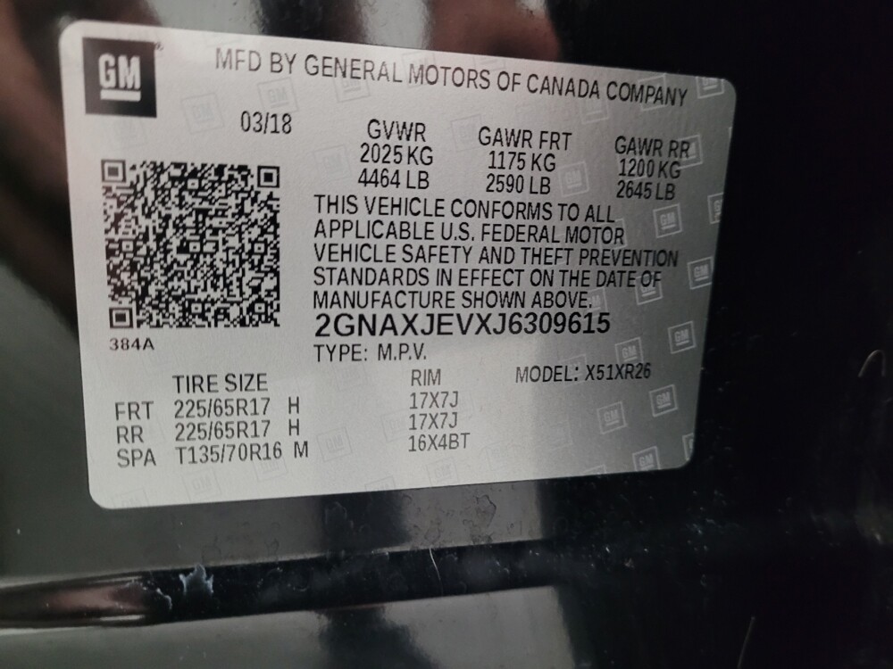 2018 Chevrolet Equinox in Sacramento, CA 95821 - 18133554 33