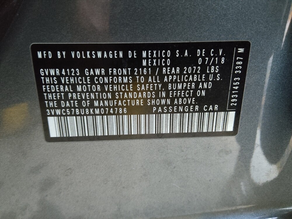 2019 Volkswagen Jetta in Conyers, GA 30094 - 18133558 33