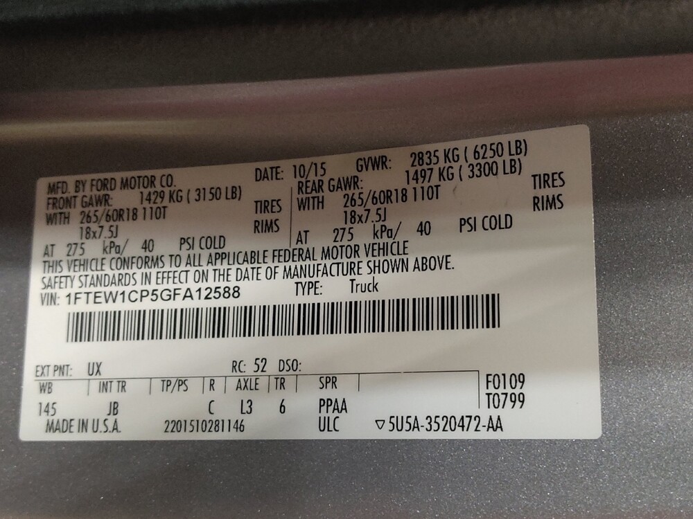 2016 Ford F150 in Tulsa, OK 74145 - 18133593 33