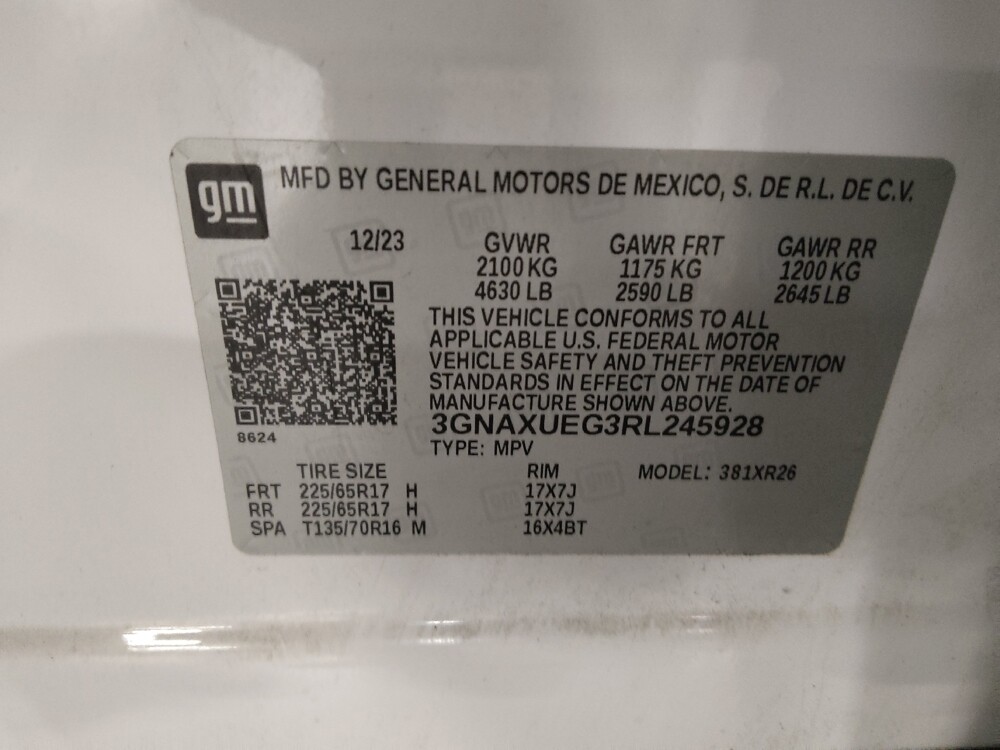 2024 Chevrolet Equinox in Tulsa, OK 74145 - 18133598 33