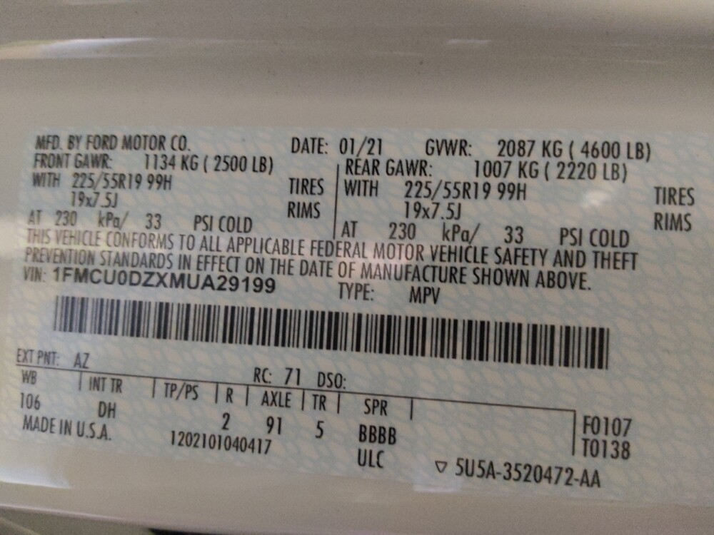 2021 Ford Escape in Mesa, AZ 85210 - 18133611 33