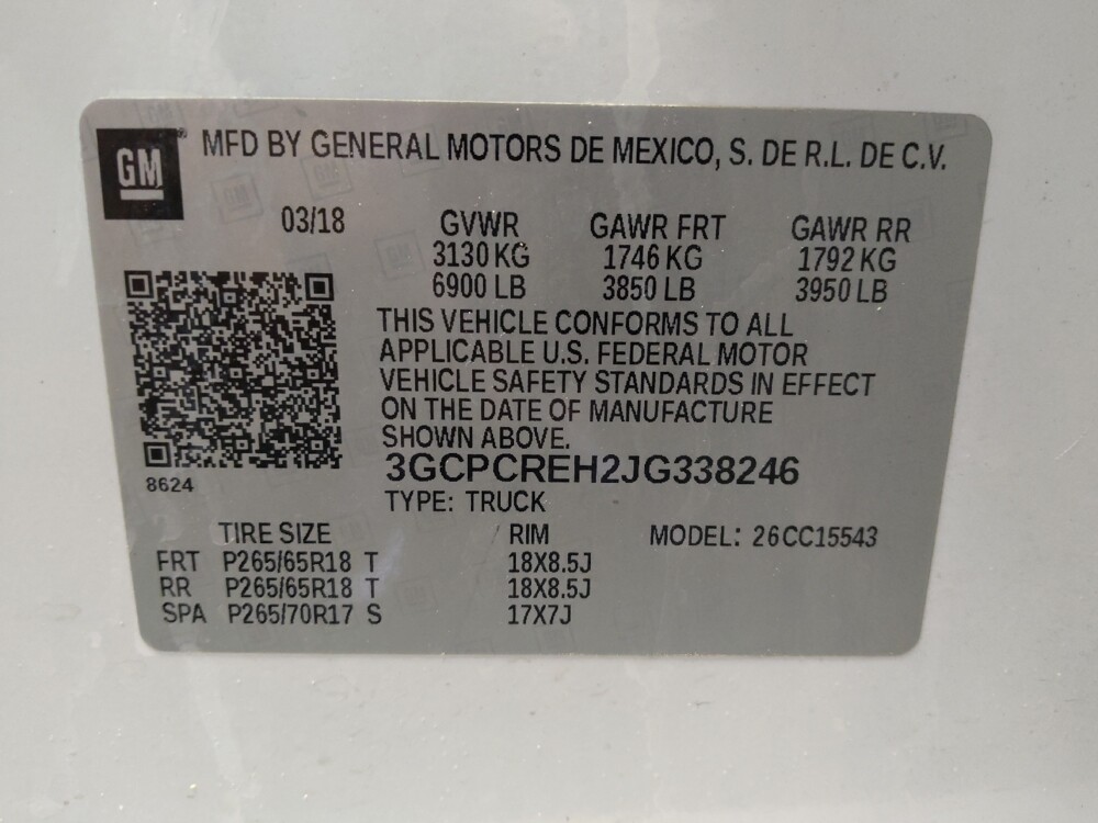 2018 Chevrolet Silverado 1500 in Glendale, AZ 85301 - 18133621 33