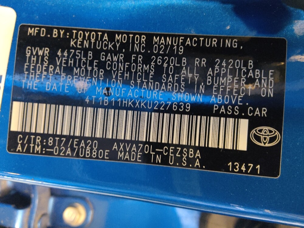 2019 Toyota Camry in Phoenix, AZ 85015 - 18133628 33