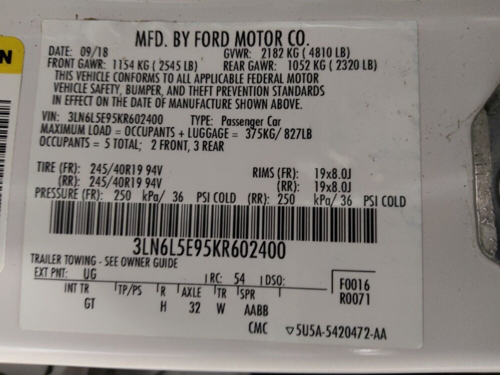 2019 Lincoln MKZ in Mesa, AZ 85210 - 18133631 33