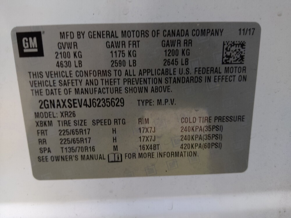 2018 Chevrolet Equinox in Baton Rouge, LA 70816 - 18133667 33