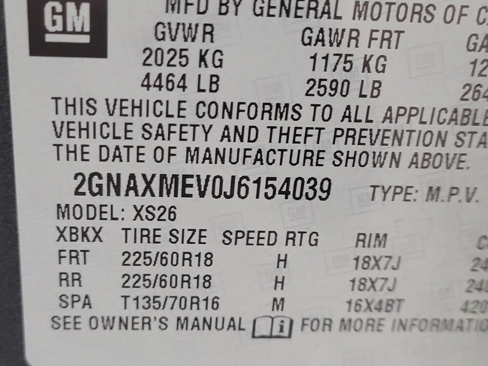 2018 Chevrolet Equinox in Las Vegas, NV 89102 - 18133671 33