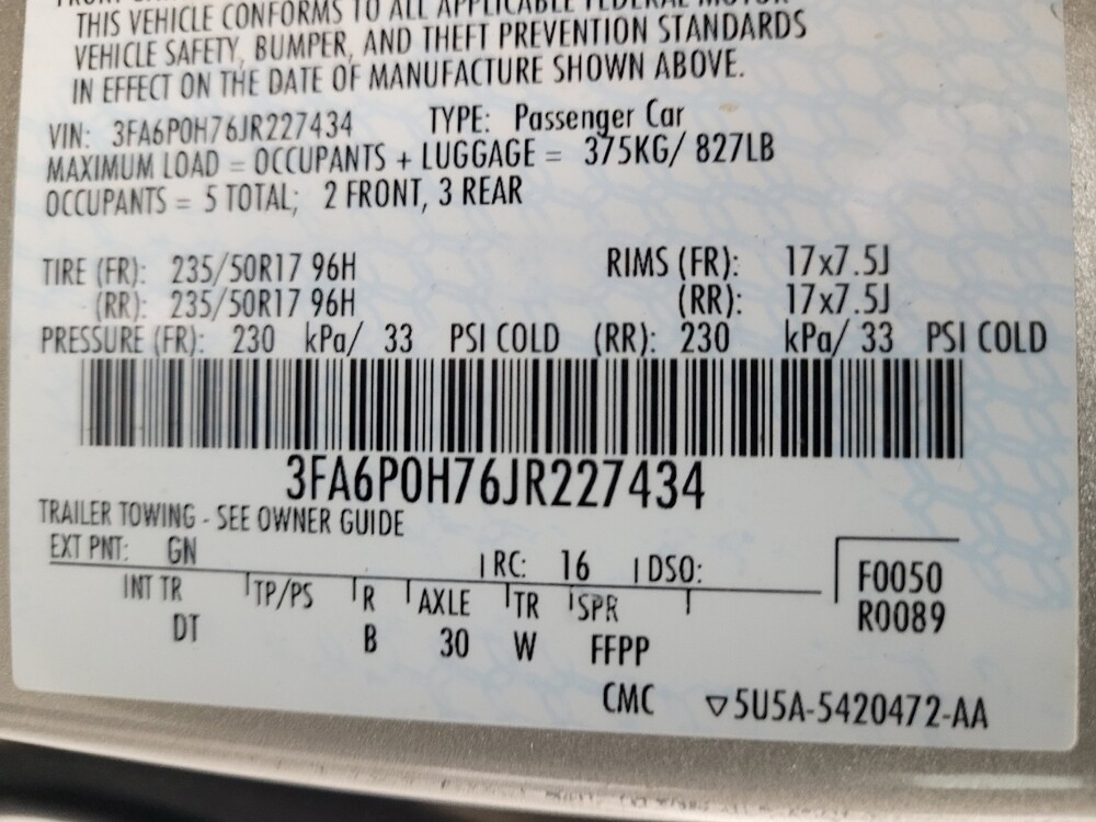 2018 Ford Fusion in Reno, NV 89502 - 18133678 33