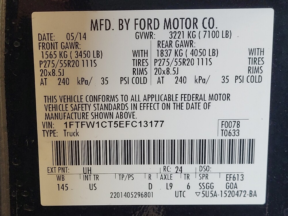 2014 Ford F150 in Gainesville, FL 32609 - 18133679 33