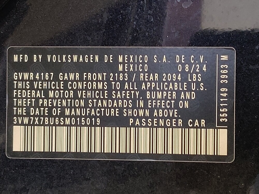 2025 Volkswagen Jetta in Jacksonville, FL 32210 - 18133681 33