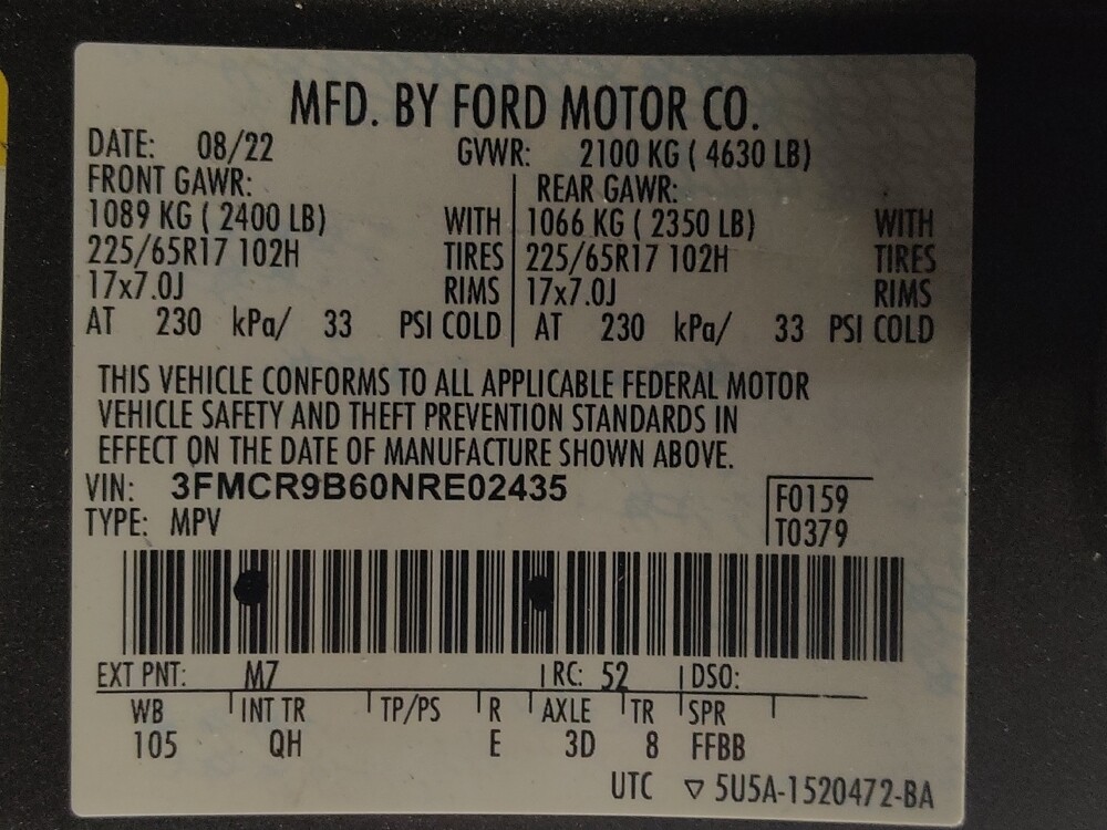 2022 Ford Bronco Sport in Kissimmee, FL 34744 - 18133682 33