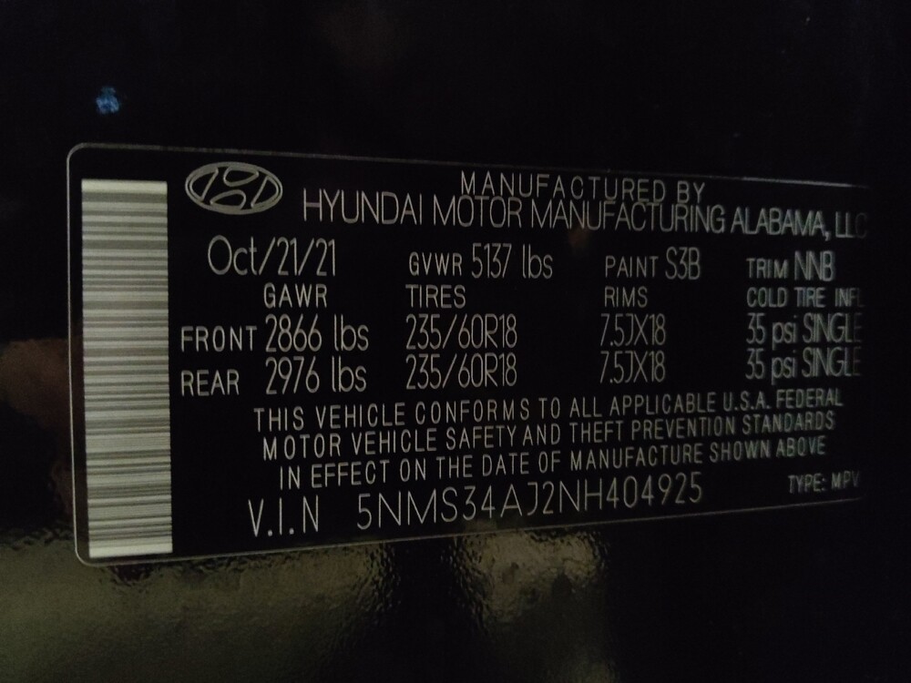 2022 Hyundai Santa Fe in Hialeah, FL 33014 - 18133697 33