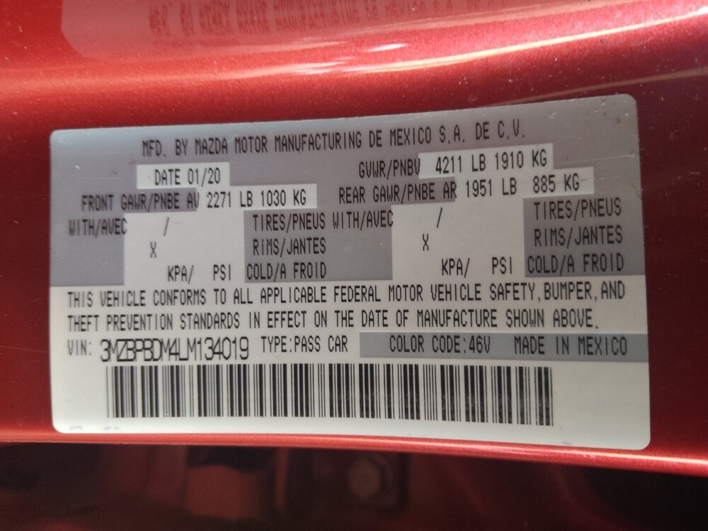 2020 MAZDA MAZDA3 in Ocala, FL 34471 - 18133701 33