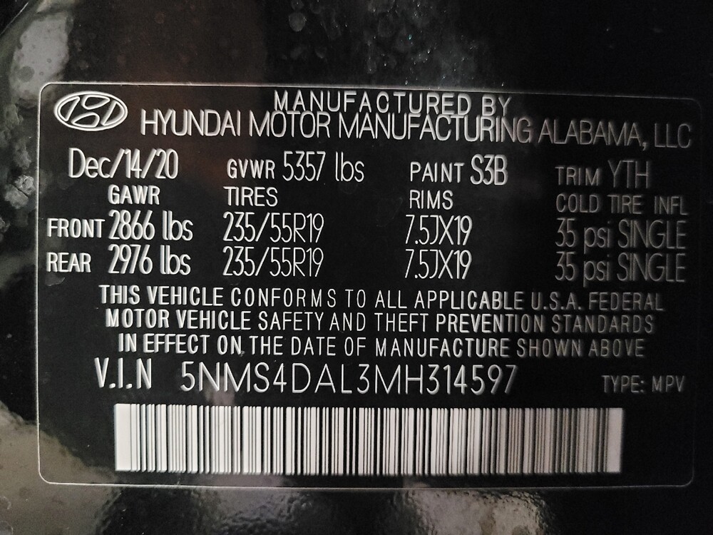 2021 Hyundai Santa Fe in Ocala, FL 34471 - 18133702 33