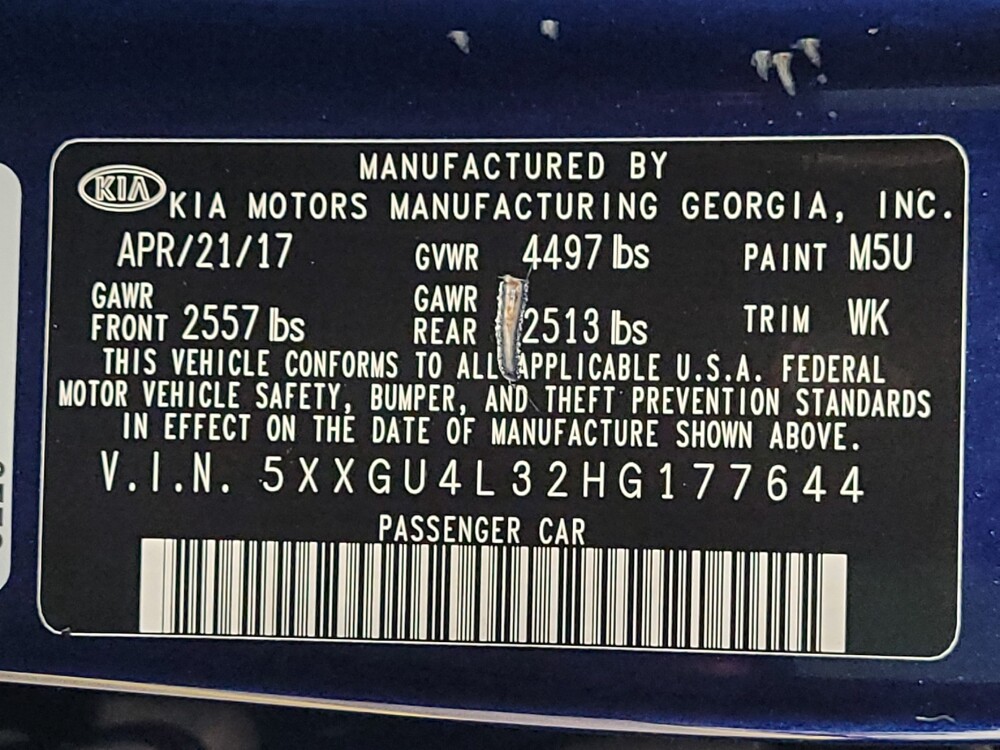 2017 Kia Optima in Jacksonville, FL 32210 - 18133703 33