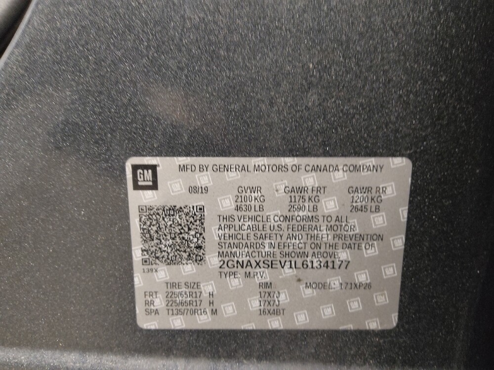 2020 Chevrolet Equinox in Salem, VA 24153 - 18133708 33