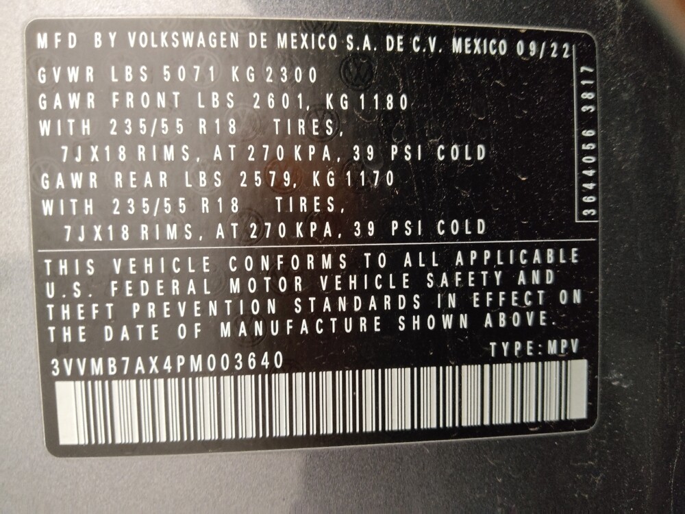 2023 Volkswagen Tiguan in Albuquerque, NM 87123 - 18133718 33