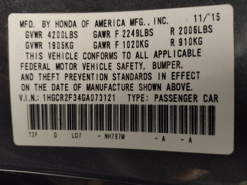 2016 Honda Accord in Albuquerque, NM 87123 - 18133720 33