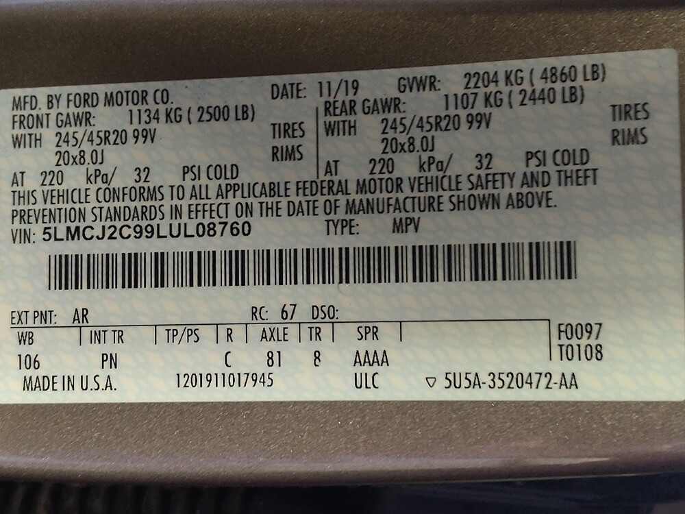 2020 Lincoln Corsair in Houston, TX 77074 - 18133725 33