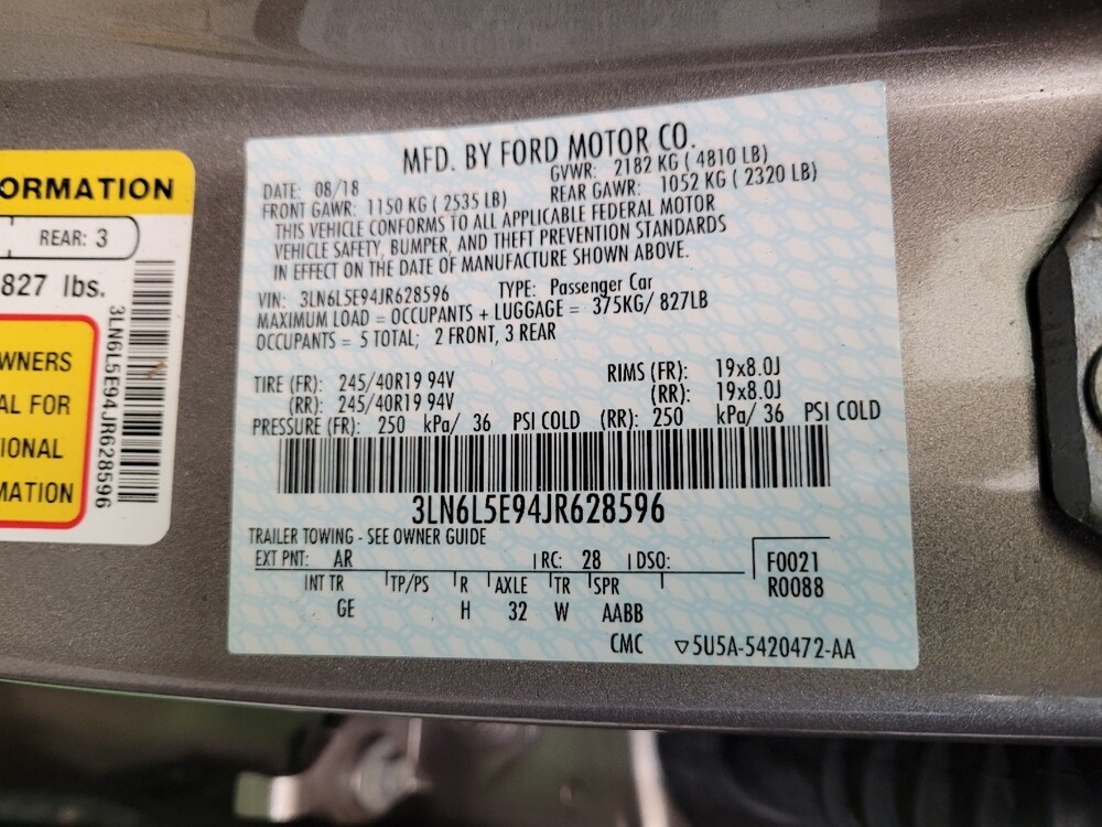 2018 Lincoln MKZ in Maple Heights, OH 44137 - 18133738 33