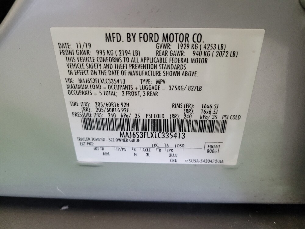 2020 Ford EcoSport in Maple Heights, OH 44137 - 18133740 33