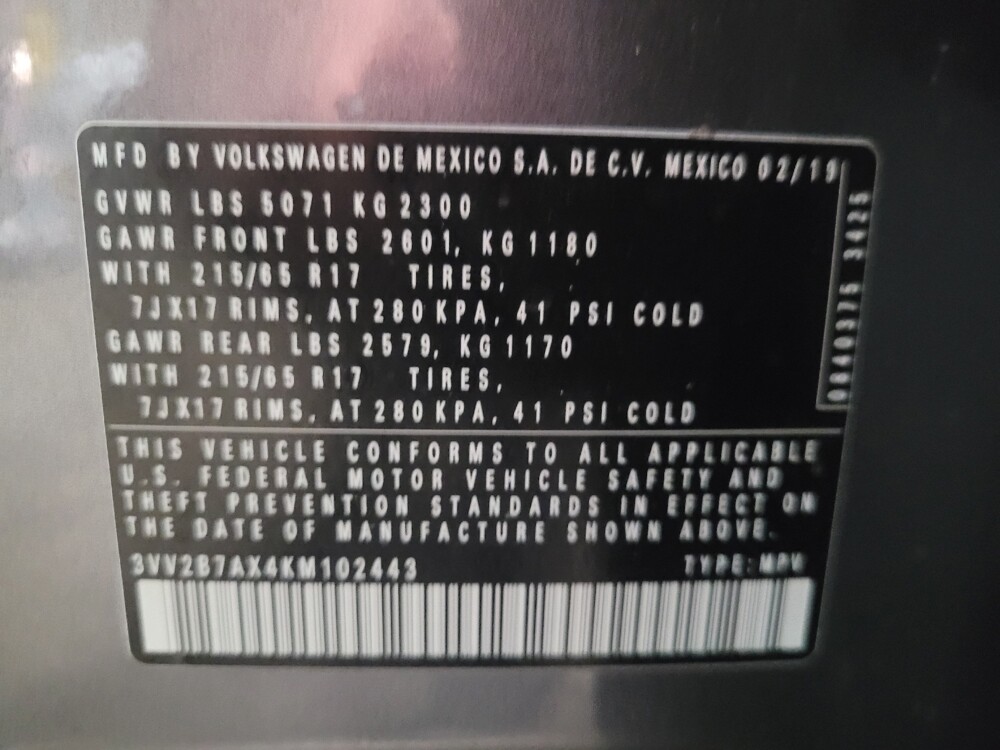 2019 Volkswagen Tiguan in Pittsburgh, PA 15236 - 18133748 33