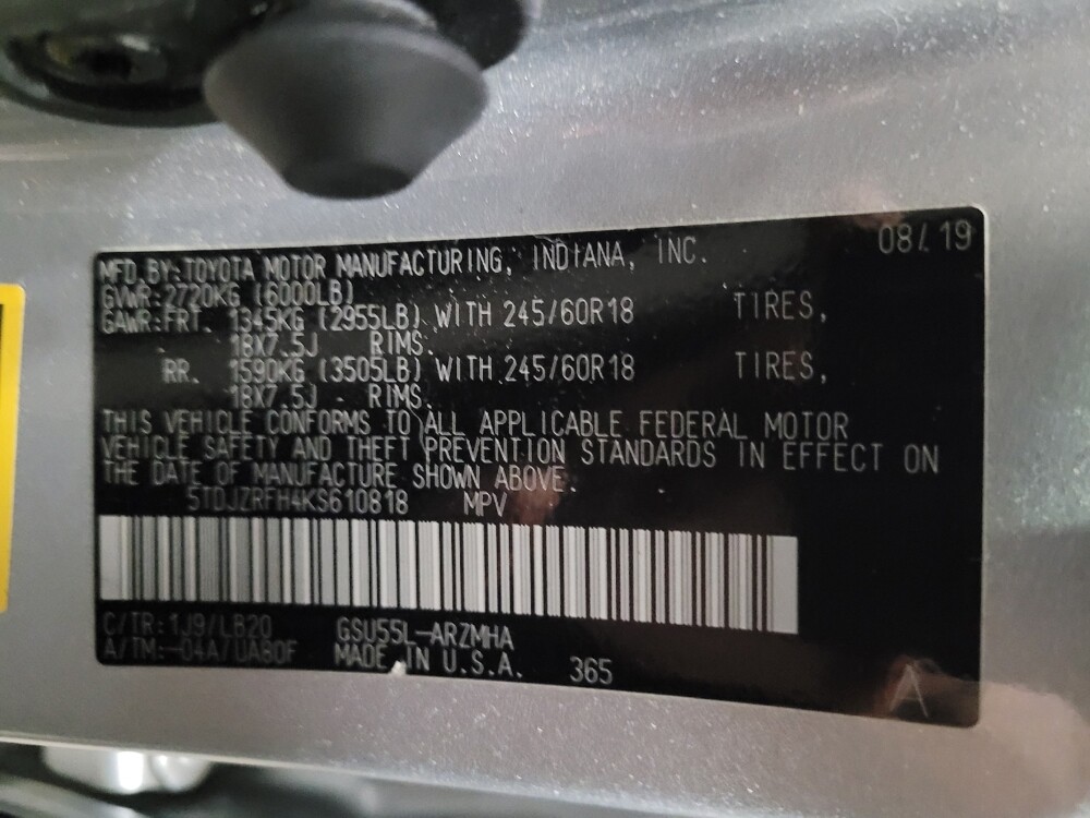 2019 Toyota Highlander in Chesapeake, VA 23320 - 18133774 33