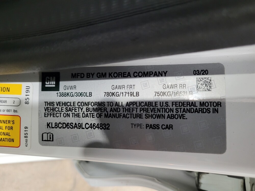 2020 Chevrolet Spark in Woodbridge, VA 22191 - 18133783 33