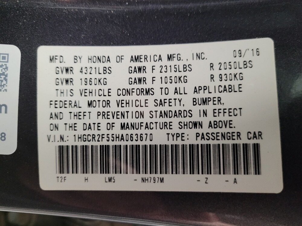 2017 Honda Accord in El Cajon, CA 92020 - 18133871 33