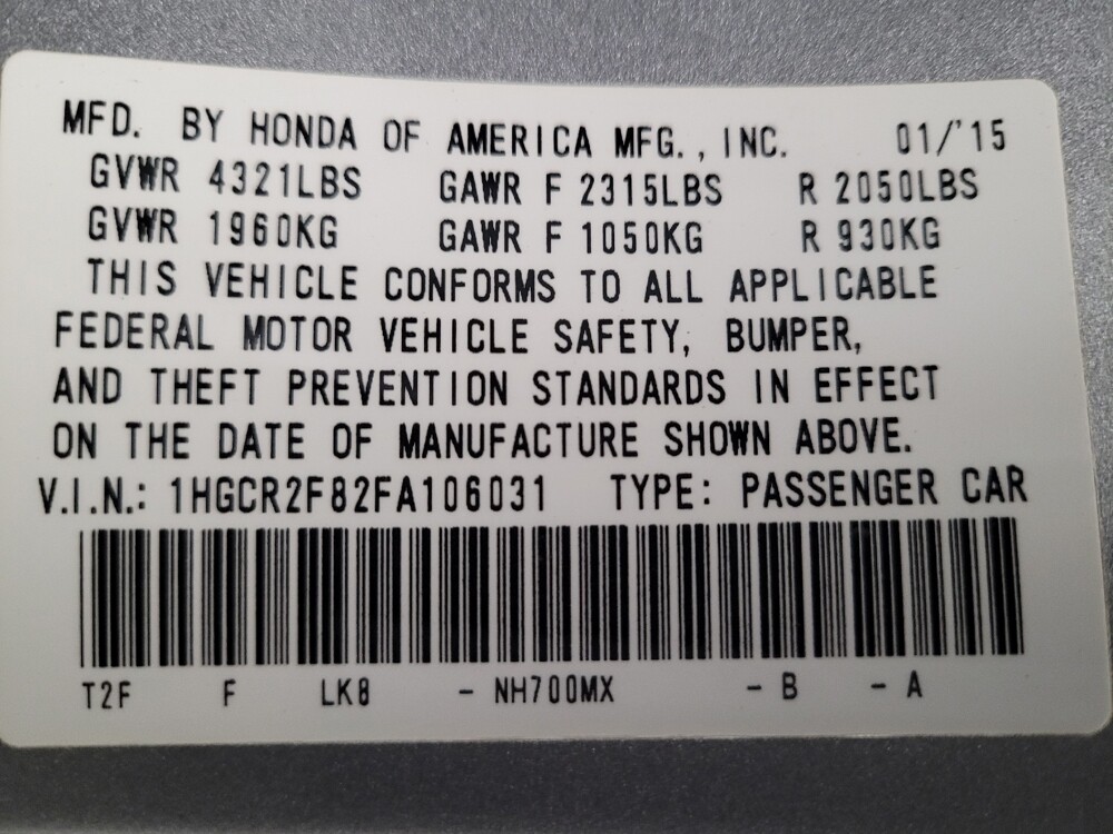 2015 Honda Accord in Torrance, CA 90504 - 18133876 33