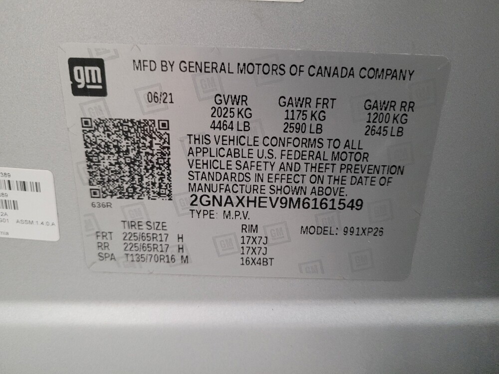 2021 Chevrolet Equinox in Downey, CA 90241 - 18133878 33