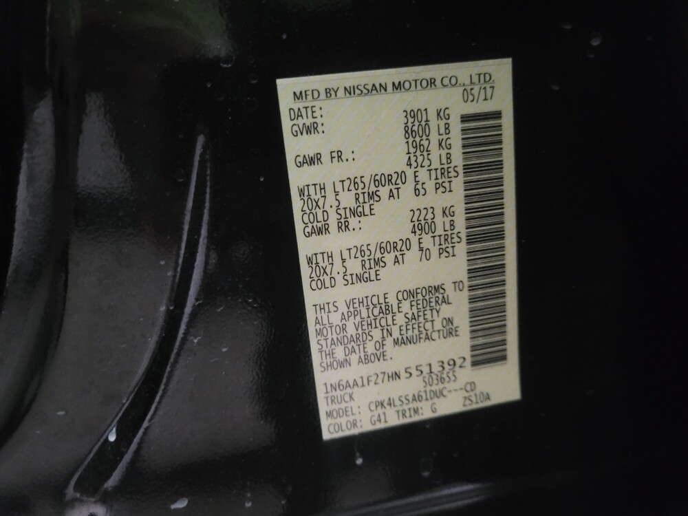 2017 Nissan Titan in Columbus, GA 31909 - 18133892 33