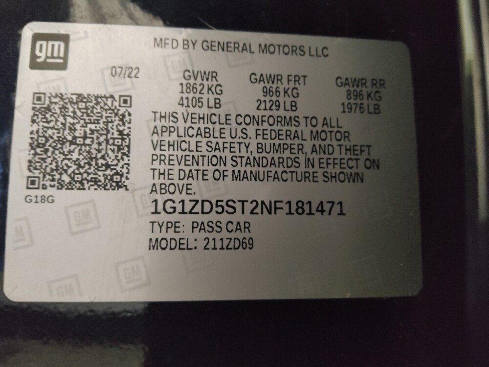 2022 Chevrolet Malibu in Albany, GA 31705 - 18133908 33