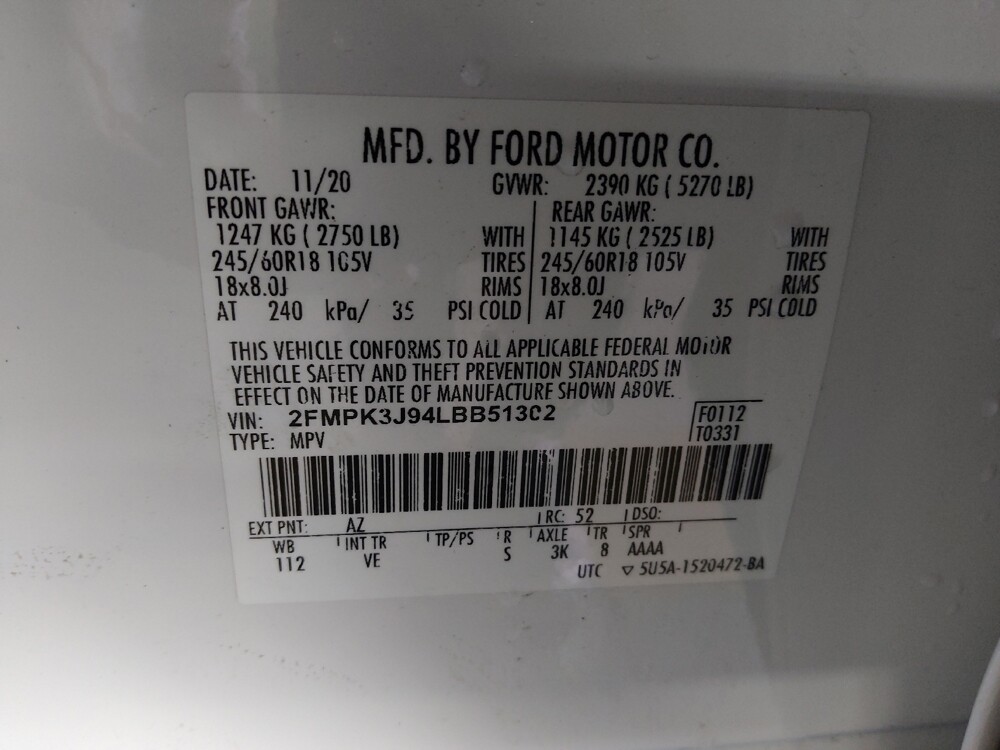 2020 Ford Edge in Columbus, GA 31909 - 18133916 33