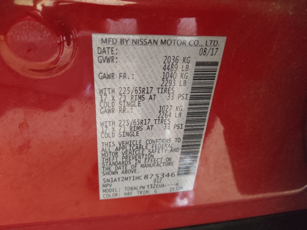 2017 Nissan Rogue in Morrow, GA 30260 - 18133927 33
