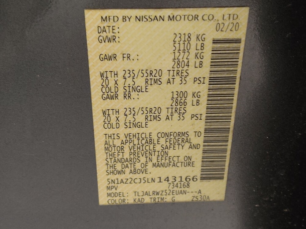 2020 Nissan Murano in El Paso, TX 79907 - 18133933 33