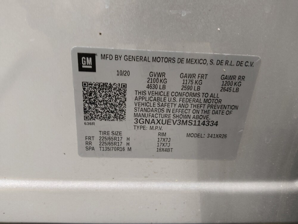 2021 Chevrolet Equinox in Tulsa, OK 74145 - 18133941 33