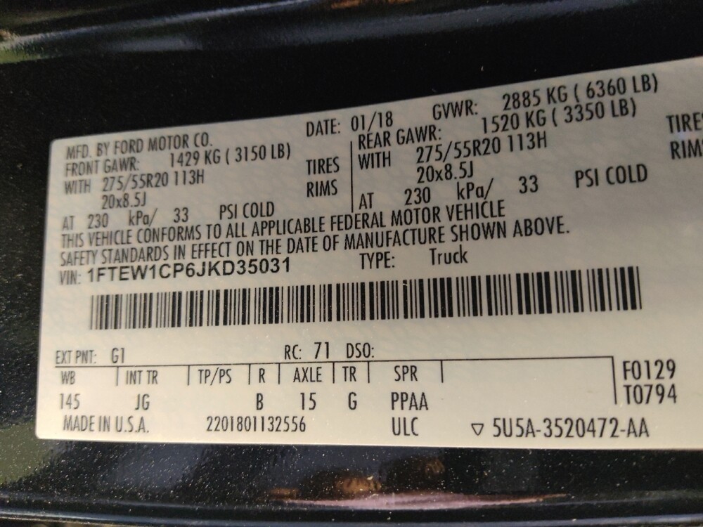 2018 Ford F150 in Glendale, AZ 85301 - 18133971 33