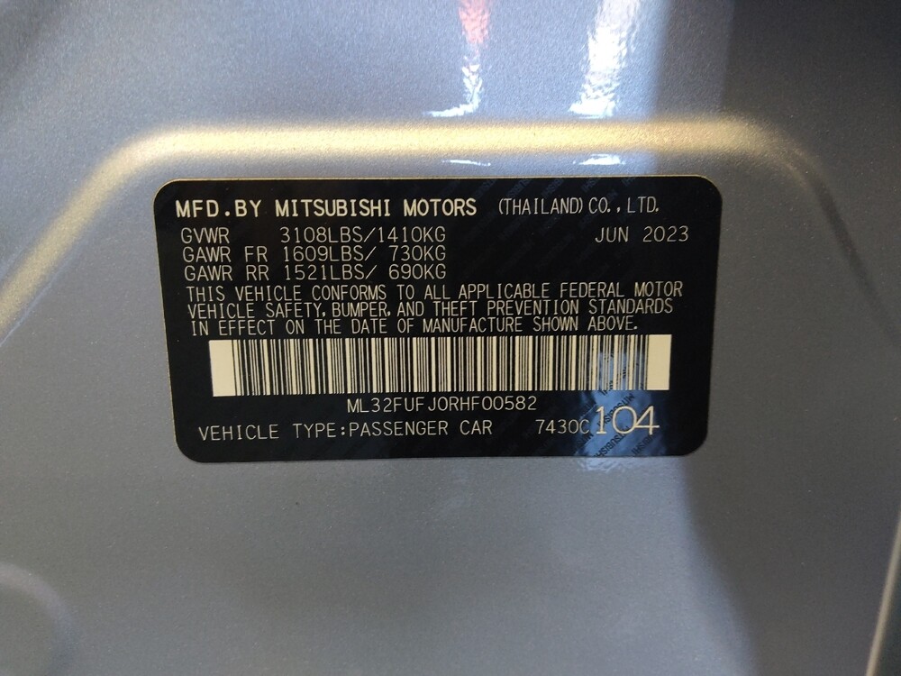 2024 Mitsubishi Mirage G4 in Glendale, AZ 85301 - 18133978 33