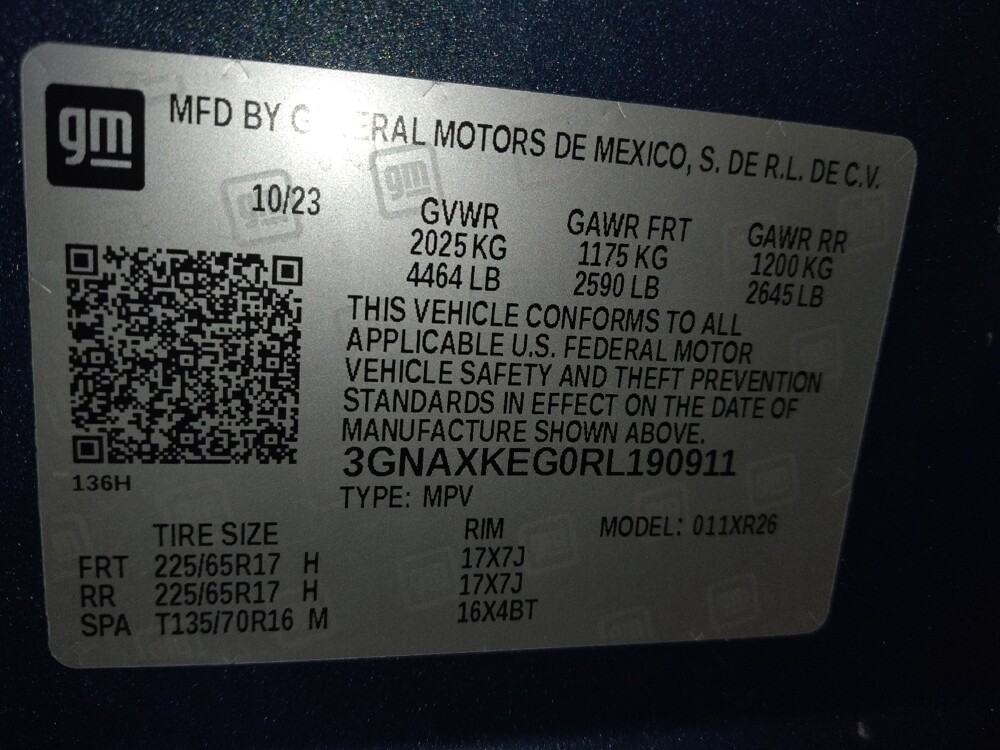 2024 Chevrolet Equinox in Metairie, LA 70006 - 18133988 33