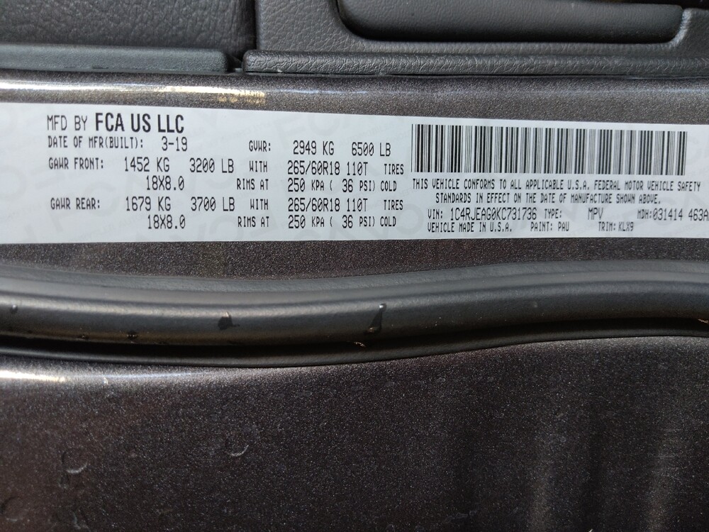 2019 Jeep Grand Cherokee in Metairie, LA 70006 - 18133993 33