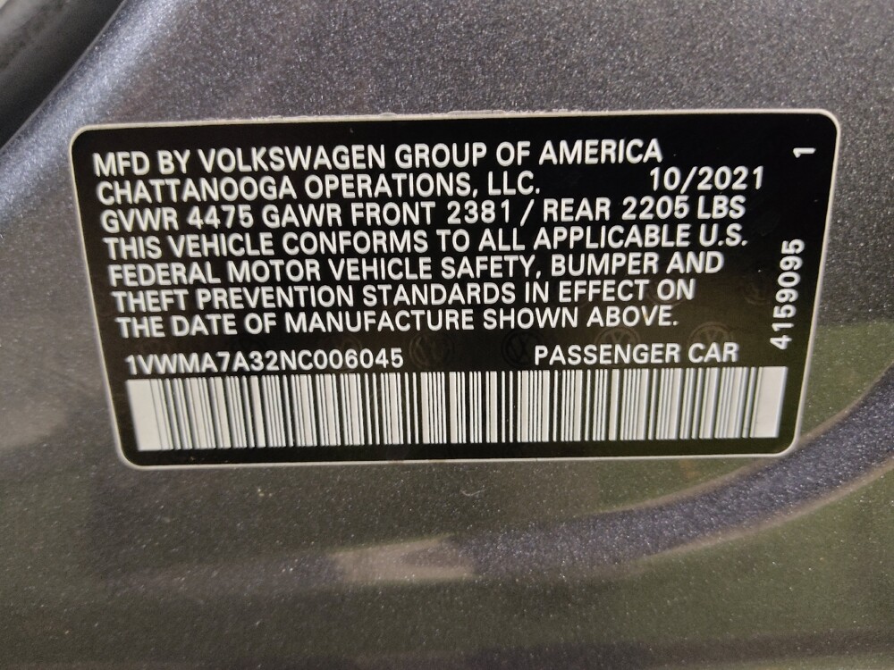2022 Volkswagen Passat in Metairie, LA 70006 - 18134024 33
