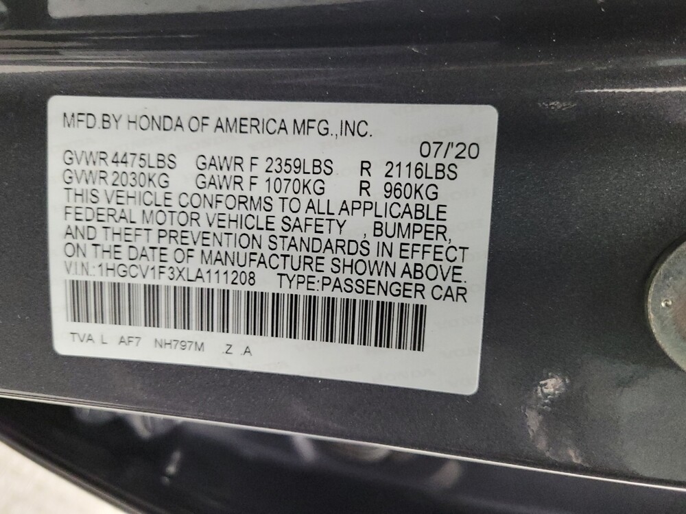 2020 Honda Accord in Las Vegas, NV 89102 - 18134048 33