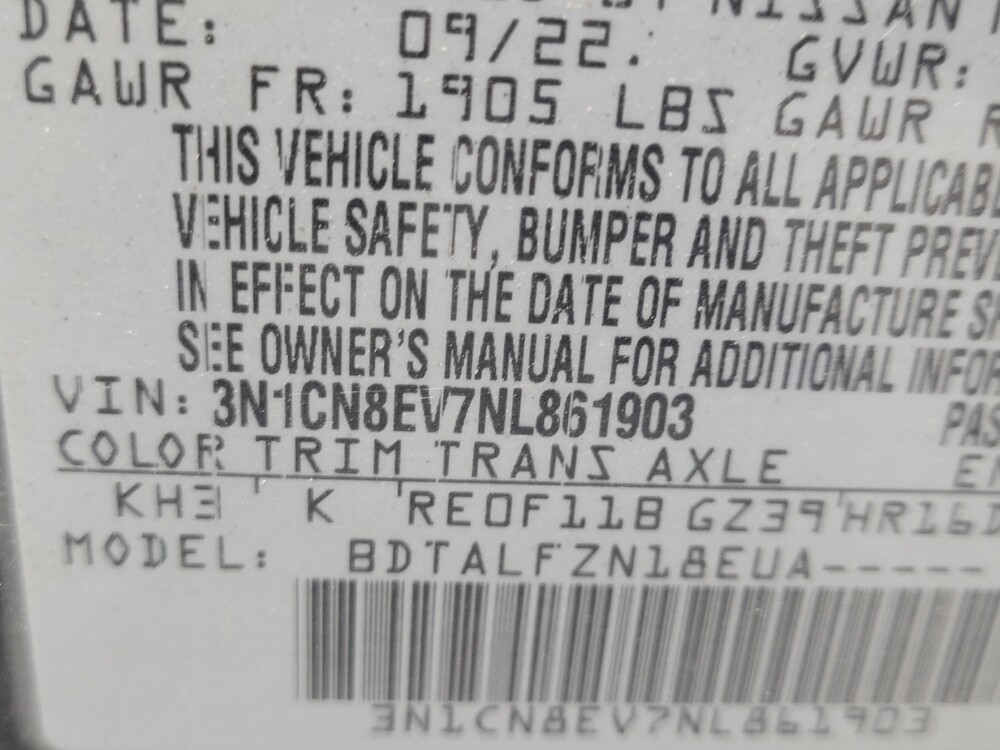 2022 Nissan Versa in Las Vegas, NV 89104 - 18134049 33