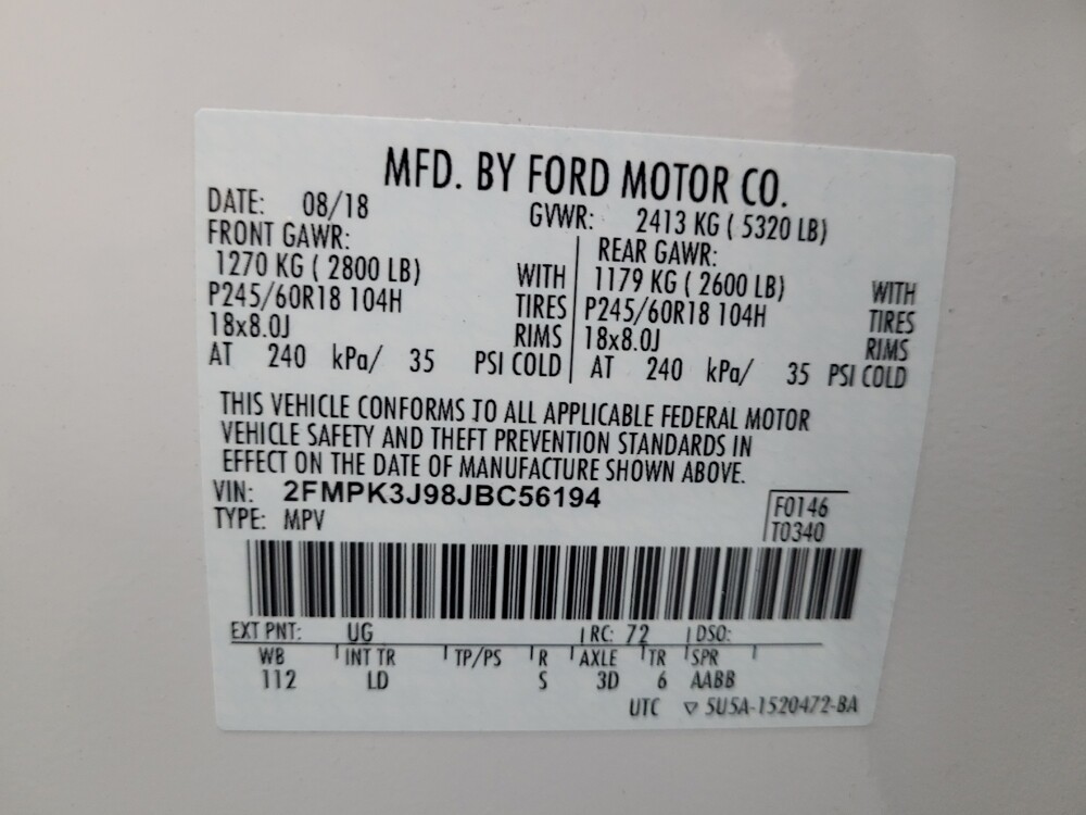2018 Ford Edge in Las Vegas, NV 89102 - 18134055 33