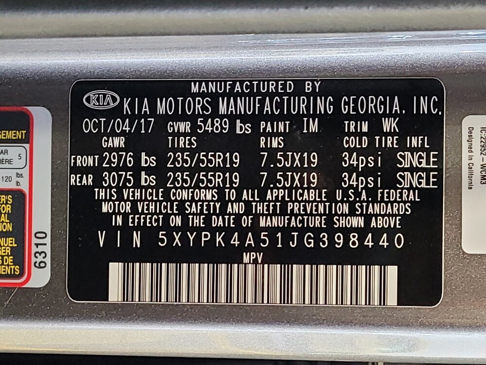 2018 Kia Sorento in Pensacola, FL 32505 - 18134060 33