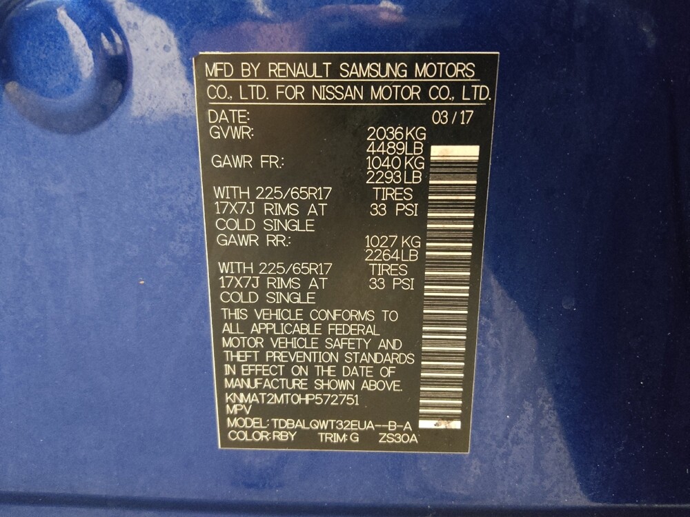 2017 Nissan Rogue in Sanford, FL 32773 - 18134065 33