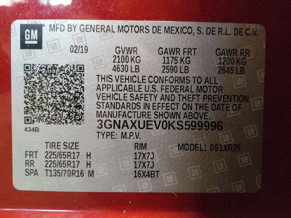 2019 Chevrolet Equinox in Pensacola, FL 32505 - 18134072 33